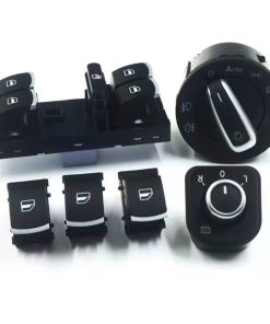 GOLF 5-6, JETTA MK5-6, PASSAT B6-B7 UYUMLU KROMLU TUŞ TAKIMI SETİ